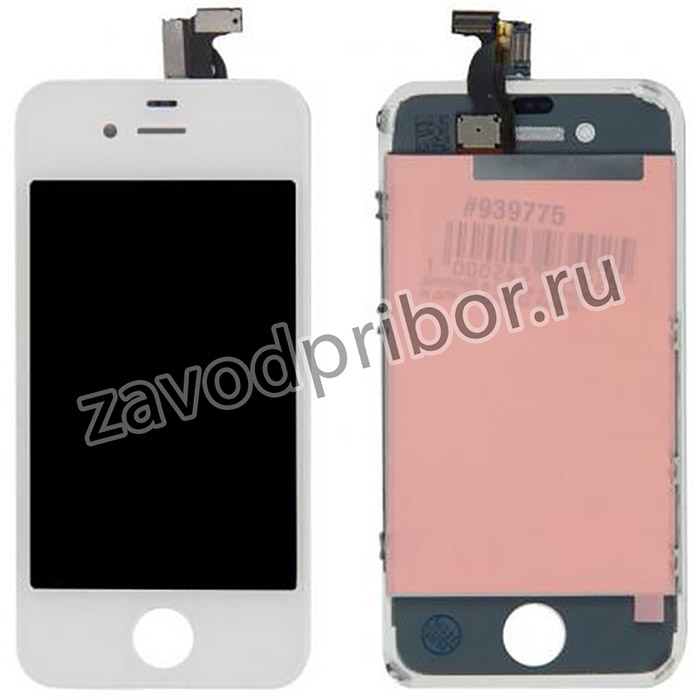 дисплей в сборе с тачскрином для iPhone 4G белый