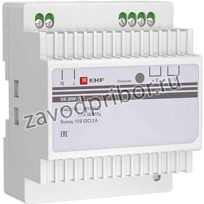 Блок питания 12В DR-30W-12 PROxima EKF dr-30w-12