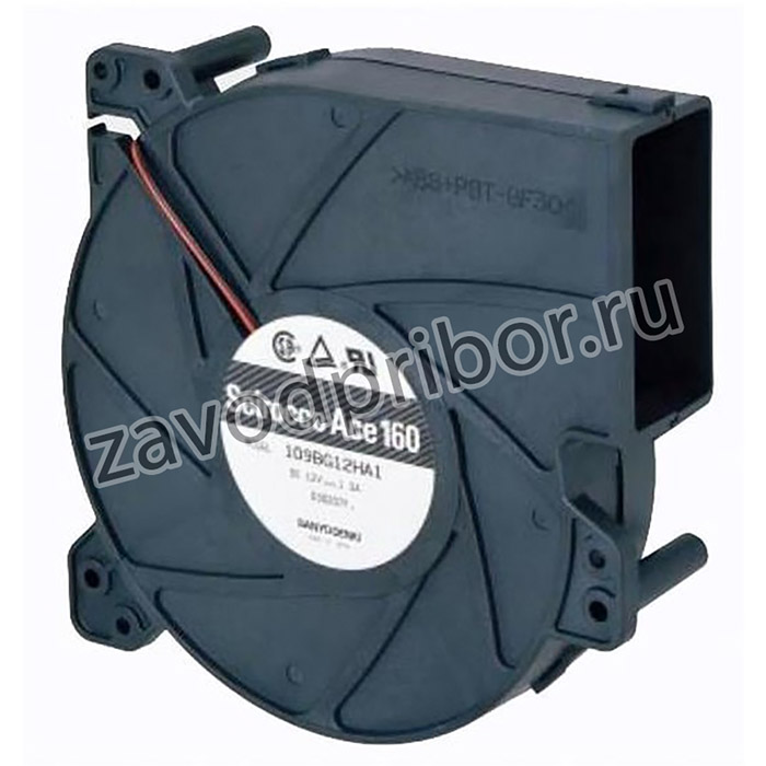 109BG24HC1, Blowers & Centrifugal Fans DC Blower, 160x40mm, 24VDC, Tachometer