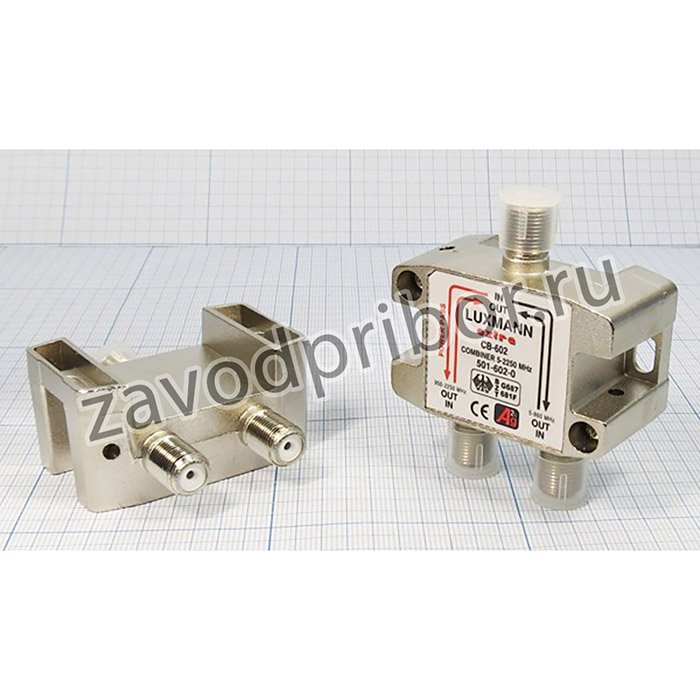 Антенный сумматор 2ANT, гнездо F 5-860-гнездо F950-2250, CB-602