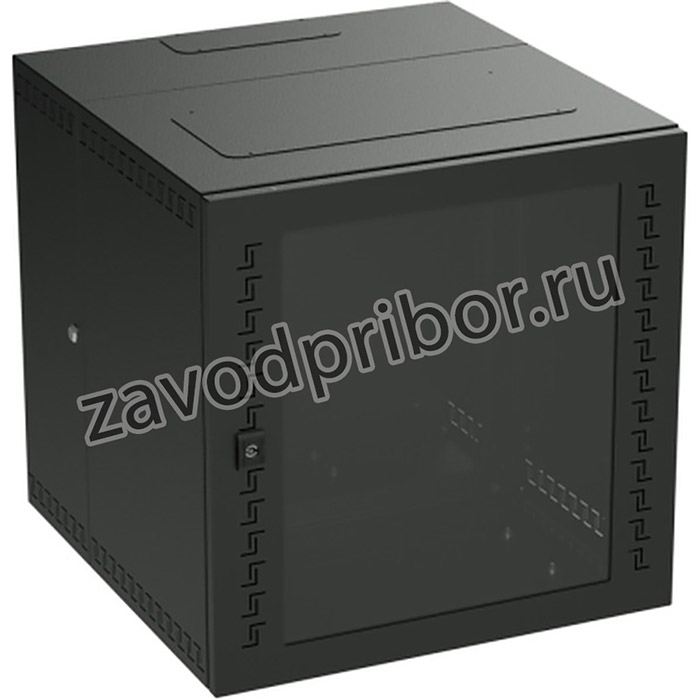 Шкаф телекоммуникационный навесной 9U (500х600х650) дверь стекло RAL9005 DKC R5STI0965GSB