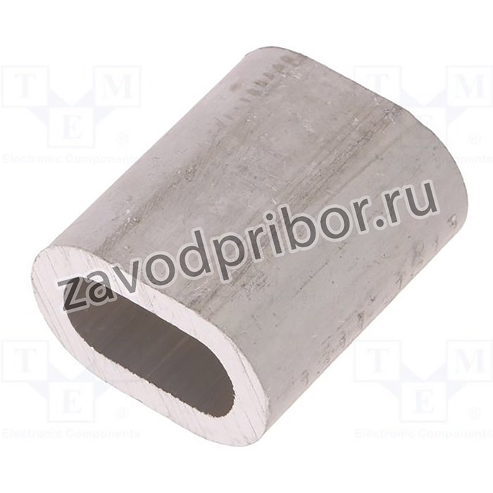 D-ZLA11, Зажимная втулка, алюминий, для тросов, dтроса 11мм, L: 39мм