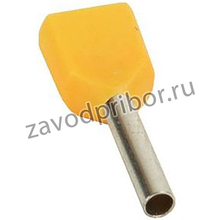 Наконечник штыревой втулочный под два провода НШвИ2 OptiKit T-Shv2-PVC- 2.5-10 (уп.100шт) КЭАЗ 278049