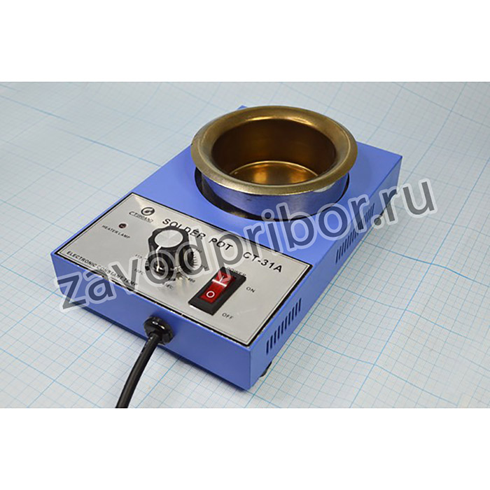 Паяльная ванна 300Вт, диаметр 80 мм, CT-31A, аналог ST-31A; паяльная ванна\300Вт\d80xh42мм\ CT-31A(ST-31A)\