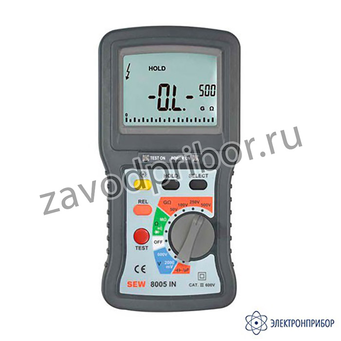 8005 IN — измеритель сопротивления изоляции