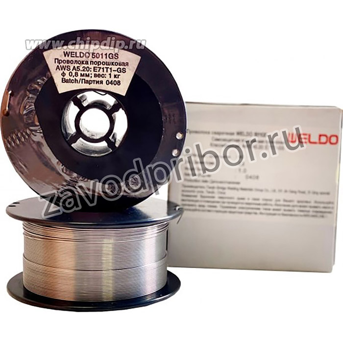 Проволока порошковая самозащитная WELDO THY-J5011-GS d 0,8 (катушка 1 кг, D100)