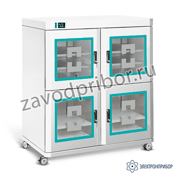 DC-4W ESD (белый) — шкаф сухого хранения антистатический с 4 секциями