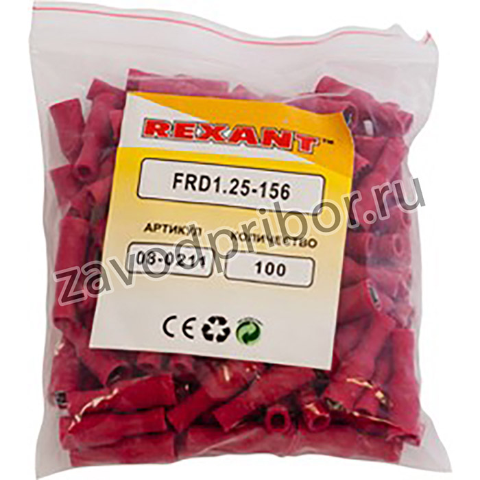 08-0211, Разъем штекерный изолированный гнездо 4 мм 0.5-1.5 мм2 (РШи-м 1.5-4/РШИм 1,25-5-4) красный