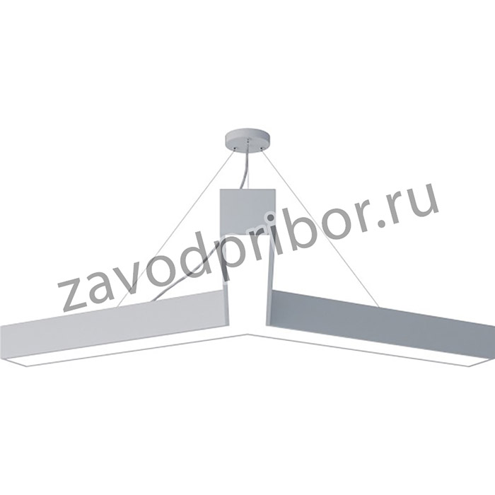 Светильник LED Geometria ЭРА Igrek SPO-144-W-40K-066 66Вт 4000К 4000Лм IP40 1200*1200*80 белый подвесной драйвер внутри Б0058890