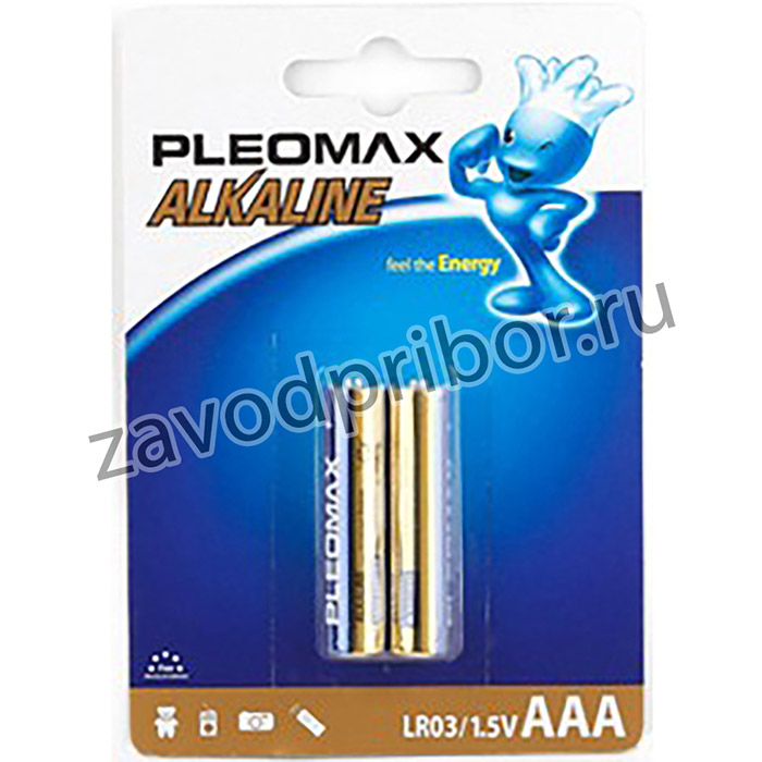 Батарейки Pleomax LR03-2BL Alkaline