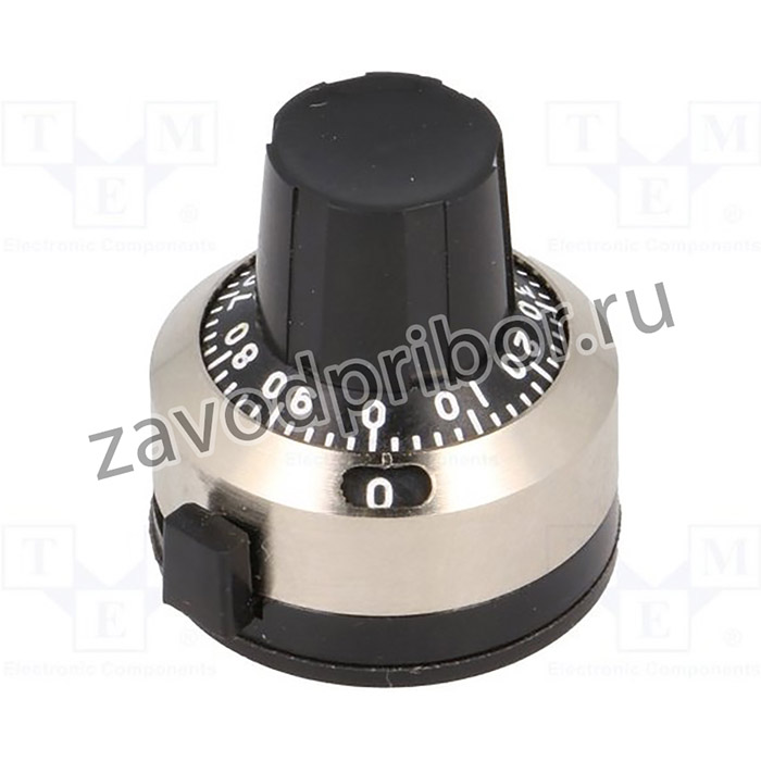 G-Z22, Ручка точной настройки, со счетчиком, Диам.оси: 6,35мм