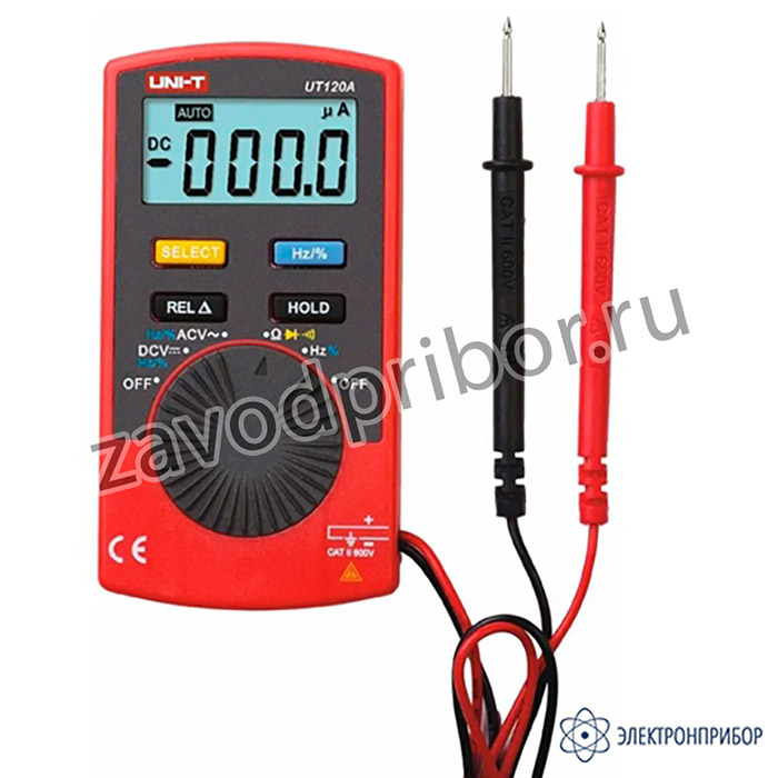 UNI-T UT120A — мультиметр цифровой карманный (автодиапазон)