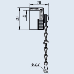 ЭП2РМТ-45-1 заглушка