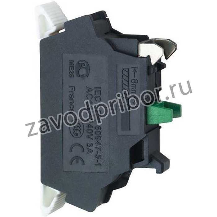 ZBE1025, Контактная группа, 22мм, Harmony XB4, -25-70°C, Контакты: NC