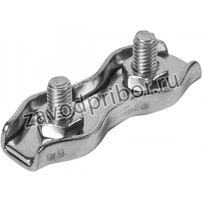 Зажим для троса Duplex 3 мм (2 шт) - ярлык ( 0,03 кг) | 108072 | Tech-KREP