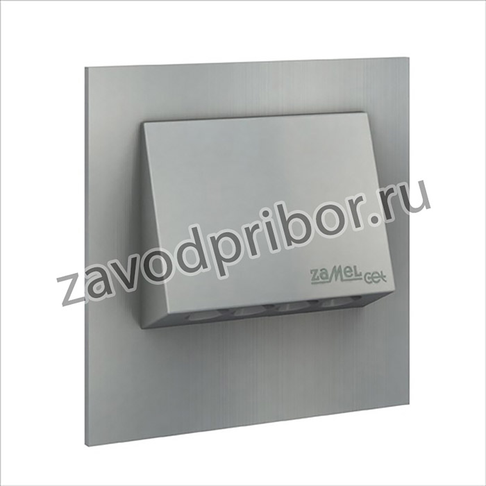 Zamel Светильник NAVI Алюминий/Хол.бел. в монт.коробку, 230V AC