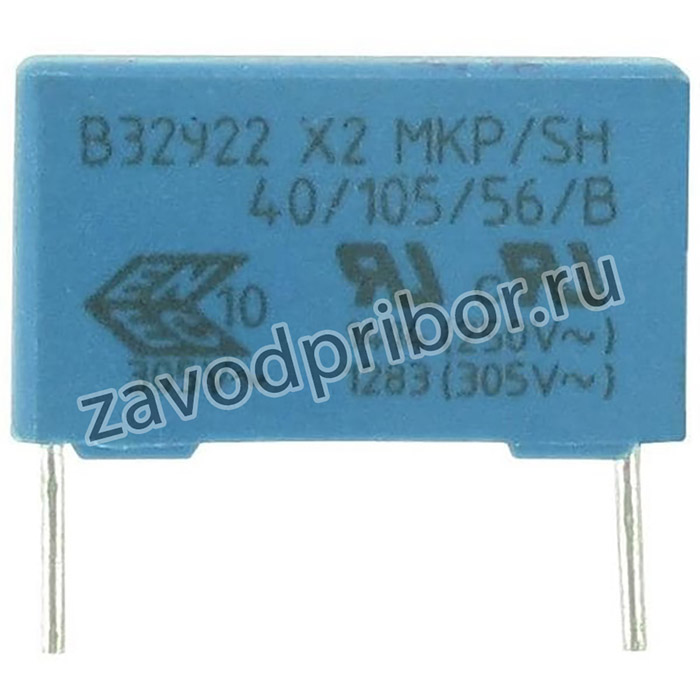B32932A3334K000, Конденсатор 0.33 µF ±10% 305 V AC