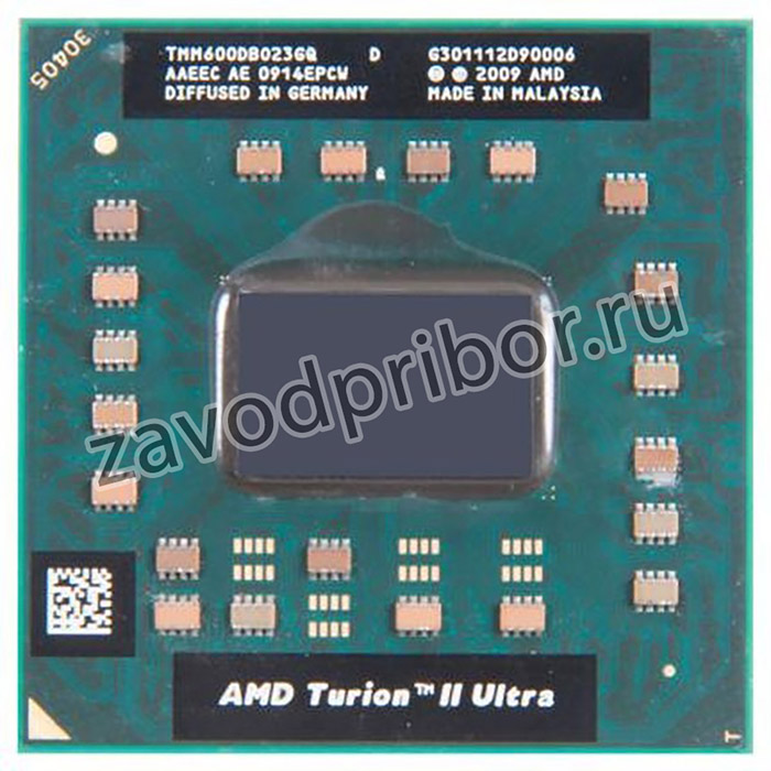 (TMM600DBO23GQ) процессор Socket S1 AMD Turion II Ultra Dual-Core M600 2400MHz (Caspian, 2048Kb L2 Cache, TMM600DBO23GQ) PGA Tested