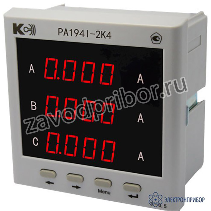 PA194I-2K4 — амперметр 3-канальный (общепромышленное исполнение)