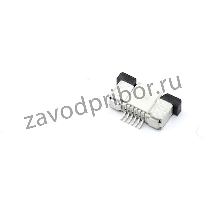 Разъем FPC Half Coverage Top Contact 0.5K-BS-6PWB 6 pin высота 2мм шаг 0,5мм