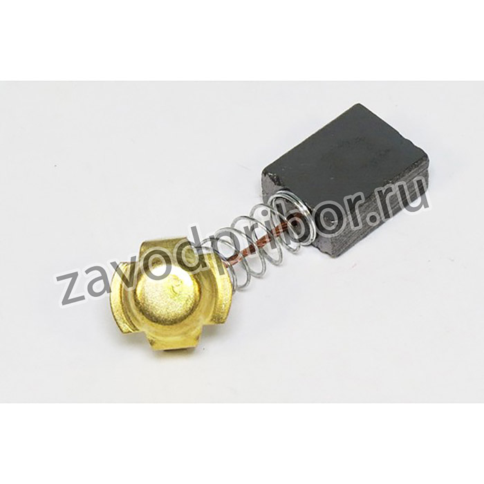Щетка для электродвигателя 7x12,5x16, контакт: пружина/пятак 13x14,5, 2000Wt