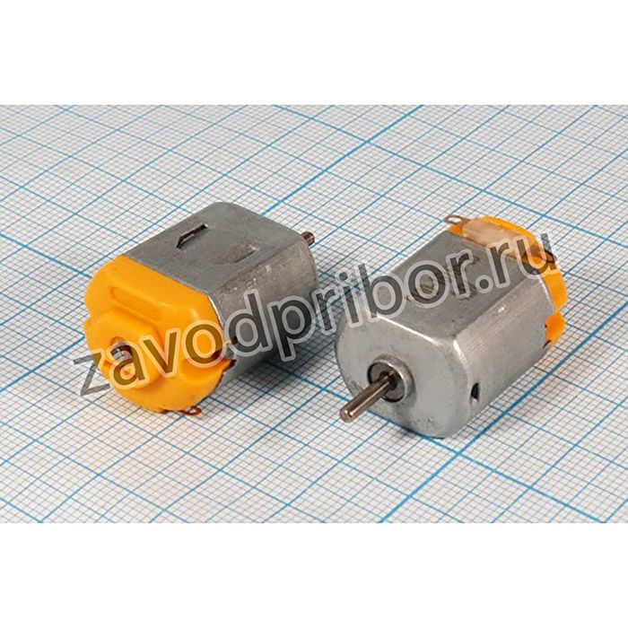 Двигатель 3,0В, 0,115А, левый, скорость(об/мин) 7000, размер 20x25m38, F130-2190