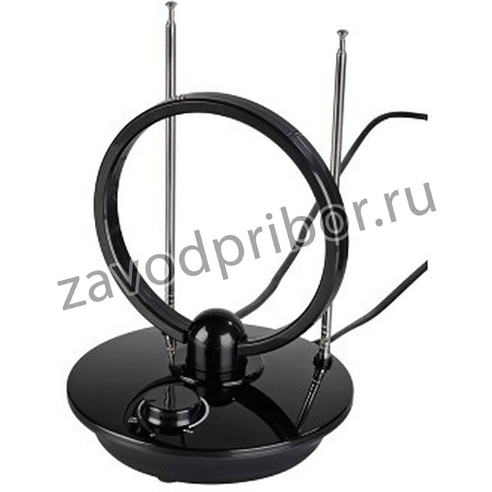 Антенна телевизионная Hama H-121650 36дБ активная черный каб.:1.8м