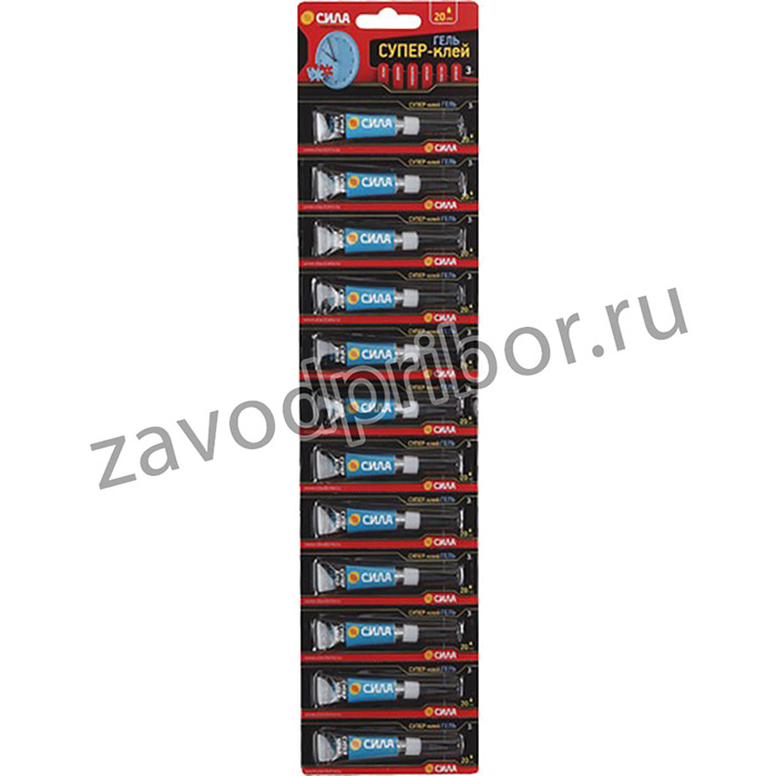 SSGBL12-3 СИЛА Супер-клей ГЕЛЬ 3 гр. лента BL-12