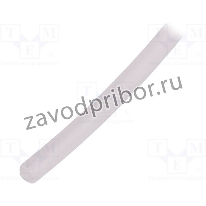 GES-3-TR-10, Электроизоляционная трубка, Мат-л: силикон, прозрачный, L: 10м