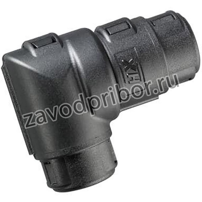 Разъем AMP CI нейлон 6 CI08-90-AS2 d8мм угол 90 2 вывода черн. ABB 7TCA298010R0152