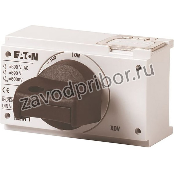 Поворотная рукоятка NZM1-XDV для установки на LZM1 и NZM1, черно-серая