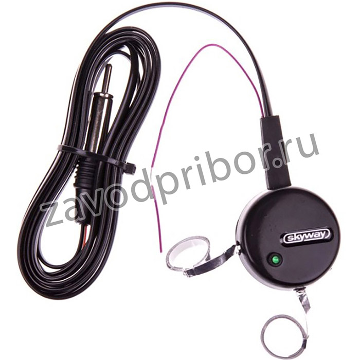 S00203002, Антенна активная Skyway Beta круглая тонкое полотно один ус кабель 2,2 м