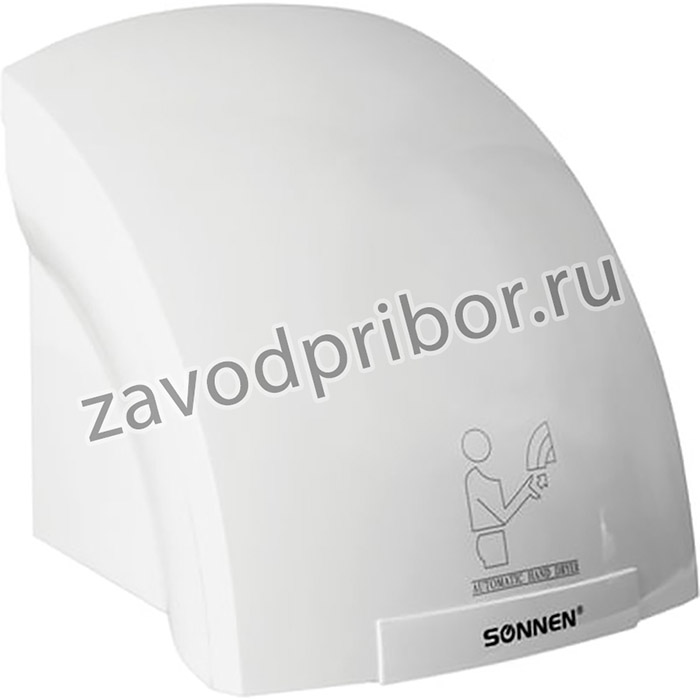 Сушилка для рук SONNEN HD-688, 2000 Вт, пластиковый корпус, белая, 604192