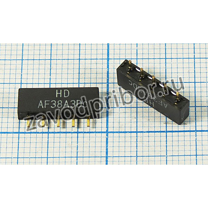 Кварцевый фильтр 38000, Корпус SIP5D ,Выводы 5P ,HDAF38A3D ,Полосовой