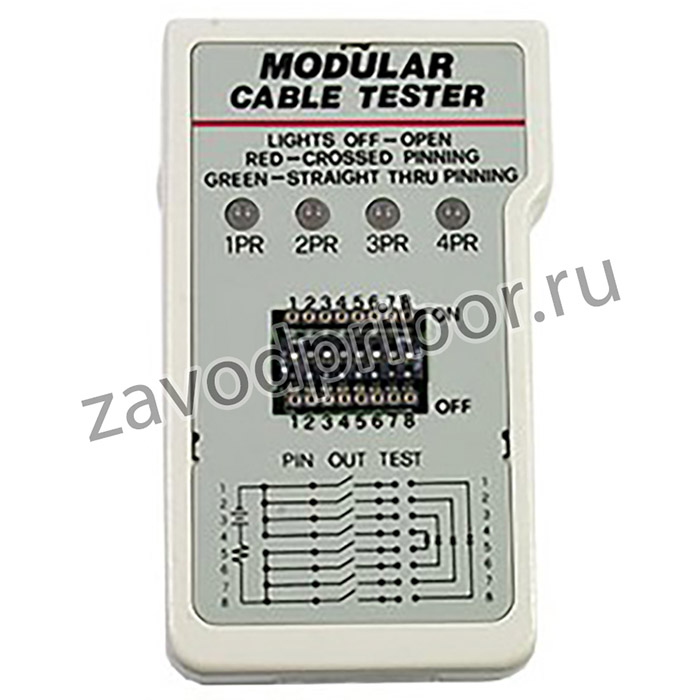CT-100, тестер кабеля RJ-45