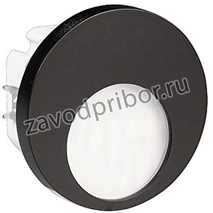 Zamel Светильник MUNA Чёрный/Нейтр.бел. в монт.коробку, 230V AC с датчиком движения