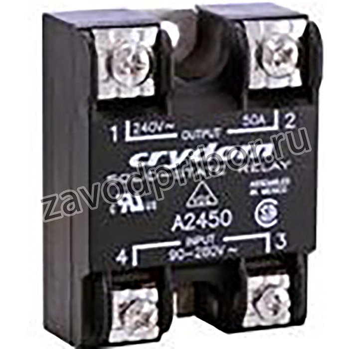 A1240, Solid State Relay 4mA 280V AC-IN 40A 280V AC-OUT 4-Pin