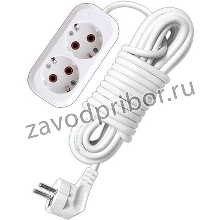 Удлинитель У10-553 ПВС 3*0,75 2 гнезда с заземлением 5м UNIVERSAL