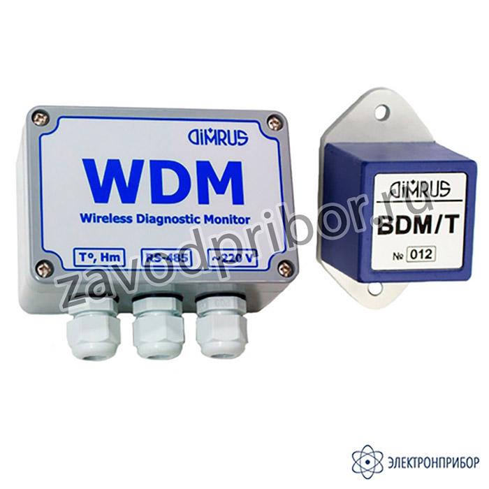 BDM/T+WDM/T — комплект беспроводных датчиков (3 штуки) и приемника (без экрана) для контроля контактов выключателей