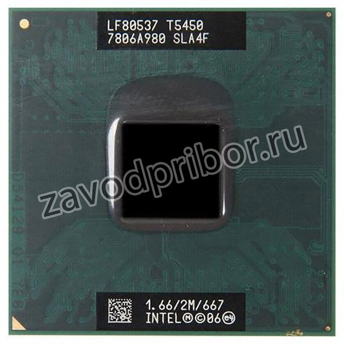 (SLA4F) процессор Socket P Intel Core 2 Duo Mobile T5450 1667MHz (Merom, 2048Kb L2 Cache, 667 MHz, SLA4F) RB