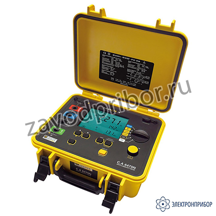 C.A 6470N — измеритель удельного сопротивления грунта и устройств заземления