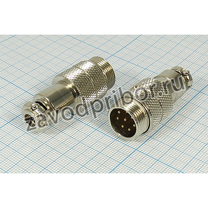 Штекер микрофонный MIC16\8P\каб\ М16\\MC901-8P; шт мик MIC16\8P\каб\ М16\\MC901-8P