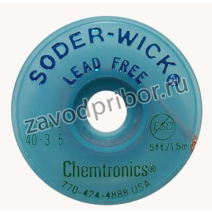 40-3-10, Desoldering Braid / Solder Removal Chemtronics