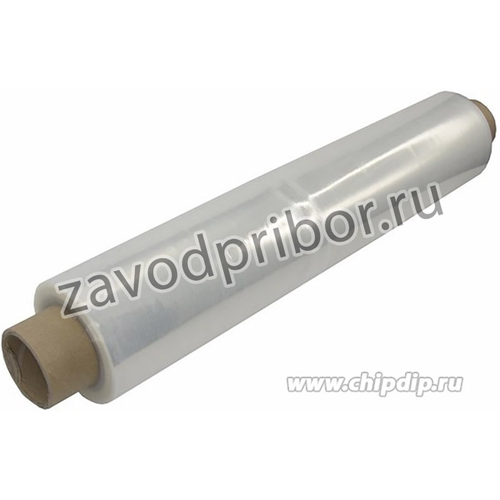 19-4520, Стретч-пленка 450 мм х 20 мкм, вес 1,9 кг, прозрачная (первичное сырьё)