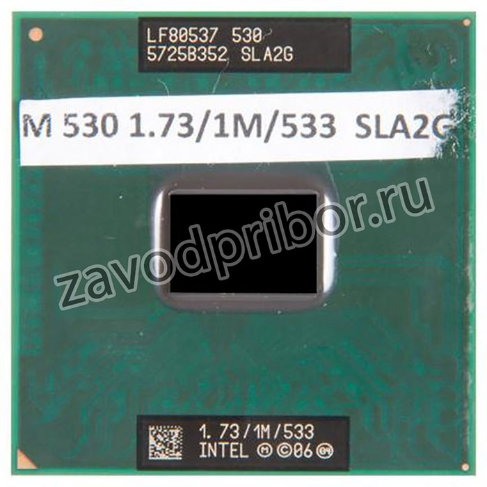 (SLA2G) Процессор Socket P Intel Celeron M 530 1733MHz (Merom, 1024Kb L2 Cache, 533 MHz, SLA2G) RB