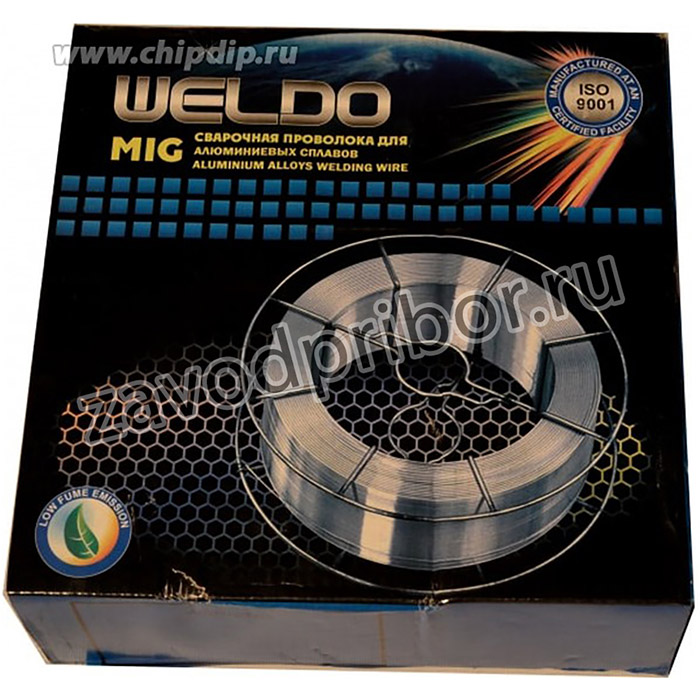 Проволока сварочная WELDO MIG AlMg-5 d 1,2 (ER5356, катушка 7 кг)