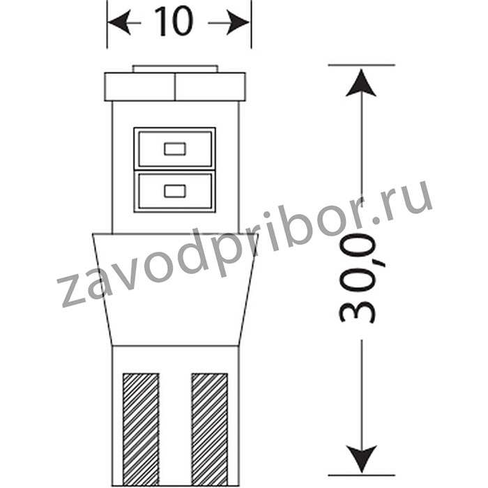 12T10/CAN03/OR/2BL, Лампа светодиодная 12V T10 W Маяк Orange 2 шт. блистер 12T10/CAN03/OR/2BL