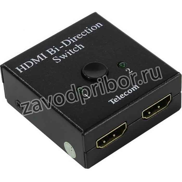 Telecom Разветвитель HDMI 2-- 1, переключатель HDMI 1-- 2, двунаправленный TTS5015 [6937510891870]