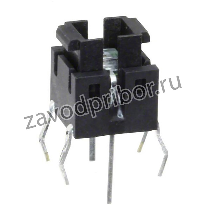 FSMIJ61AG04, Switch Tactile OFF (ON) SPST Rectangular Button PC Pins 0.05A 12VDC 500000Cycles 0.98N Thru-Hole