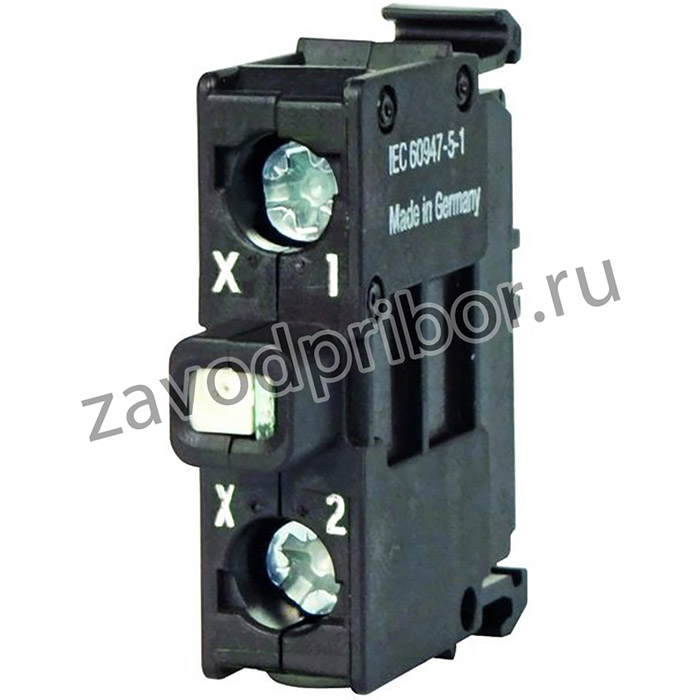 Блок зеленого индикатора LED, 85…264VAC (монтаж в коробку) Titan M22-LEDC230-G